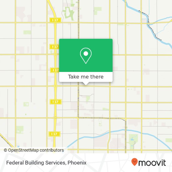 Federal Building Services map