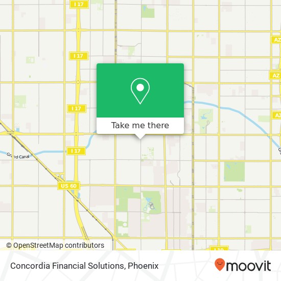 Concordia Financial Solutions map