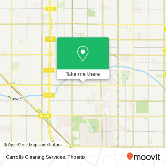 Carrolls Cleaning Services map
