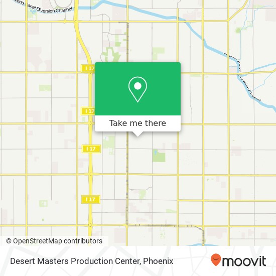 Desert Masters Production Center map