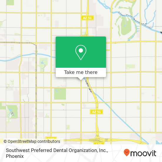 Southwest Preferred Dental Organization, Inc. map