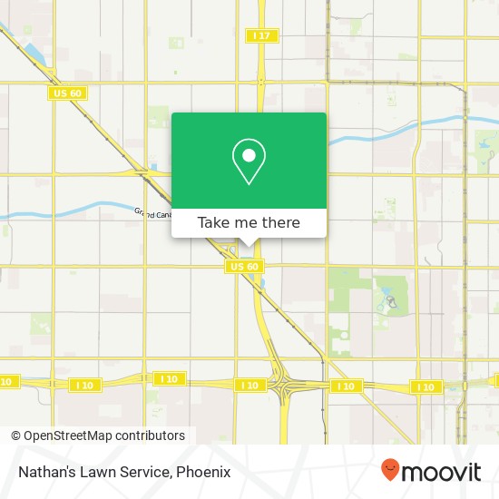 Mapa de Nathan's Lawn Service