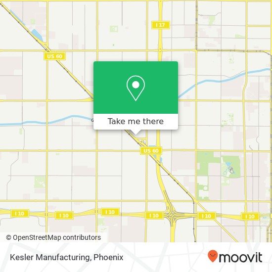 Kesler Manufacturing map