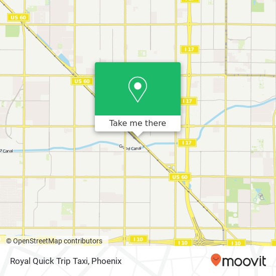 Royal Quick Trip Taxi map