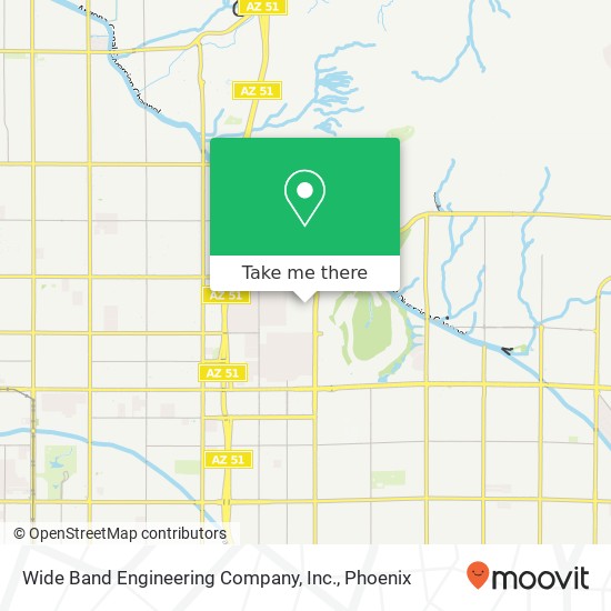 Mapa de Wide Band Engineering Company, Inc.