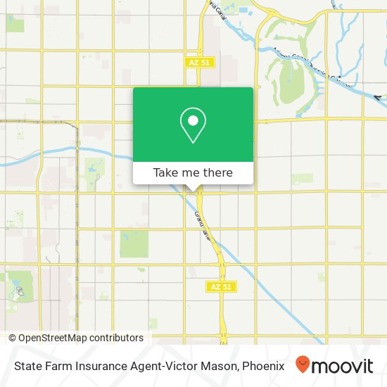 Mapa de State Farm Insurance Agent-Victor Mason