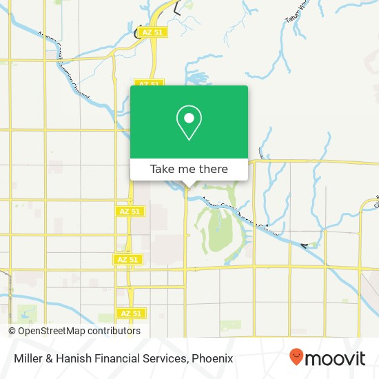 Mapa de Miller & Hanish Financial Services