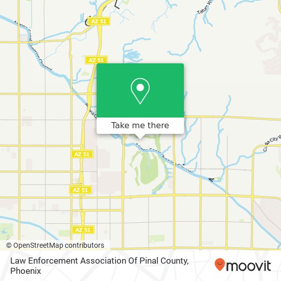 Mapa de Law Enforcement Association Of Pinal County