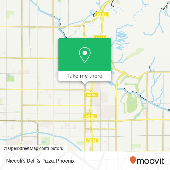 Niccoli's Deli & Pizza map