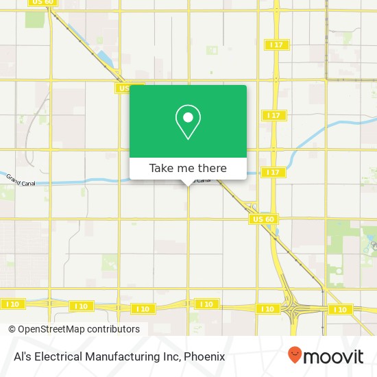 Al's Electrical Manufacturing Inc map