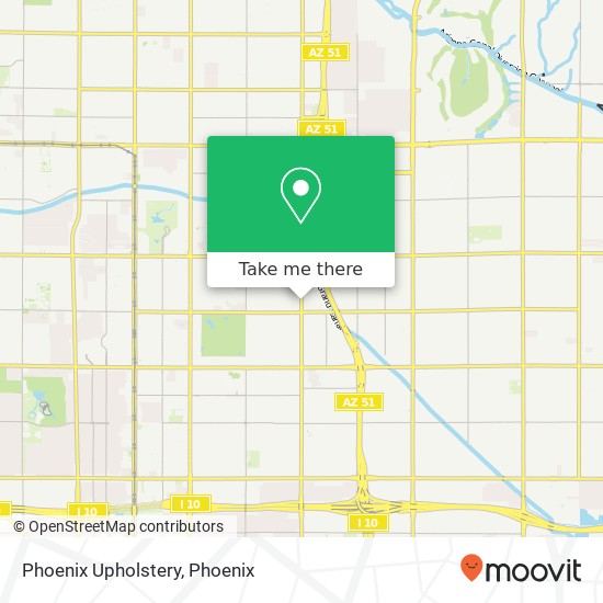 Phoenix Upholstery map