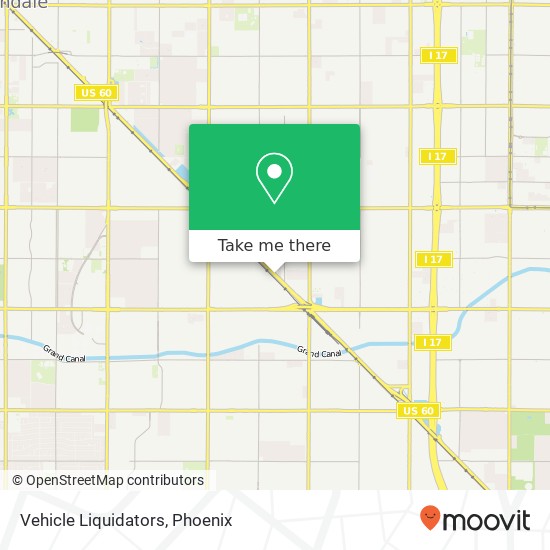 Vehicle Liquidators map