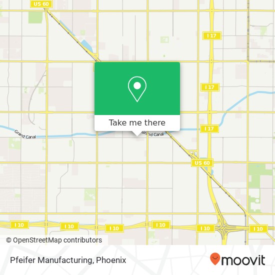 Pfeifer Manufacturing map