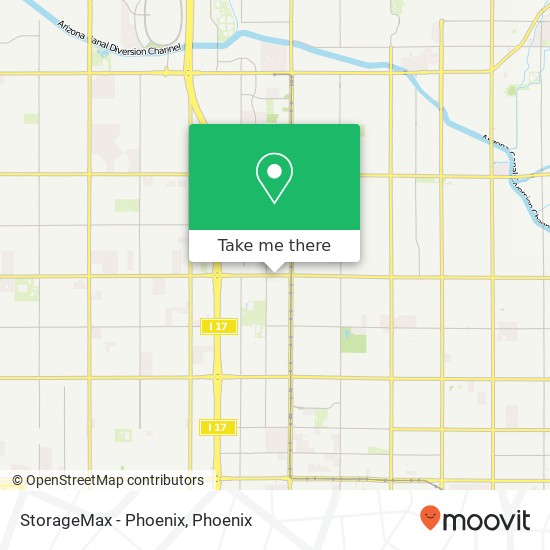 StorageMax - Phoenix map