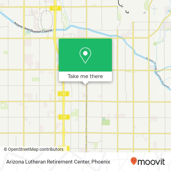 Arizona Lutheran Retirement Center map