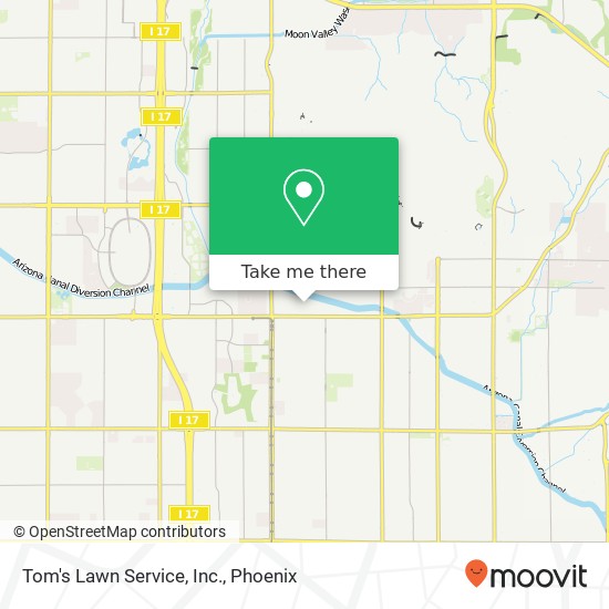 Tom's Lawn Service, Inc. map