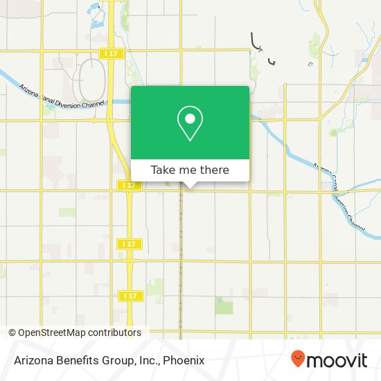 Mapa de Arizona Benefits Group, Inc.