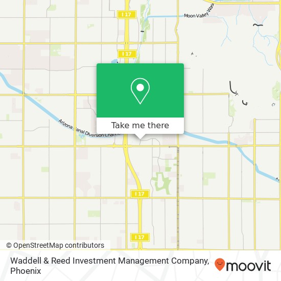 Mapa de Waddell & Reed Investment Management Company