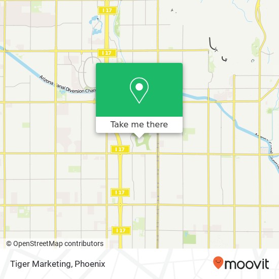 Mapa de Tiger Marketing