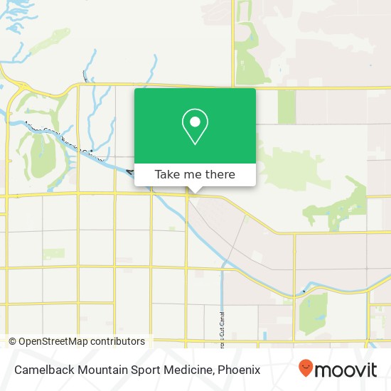 Camelback Mountain Sport Medicine map