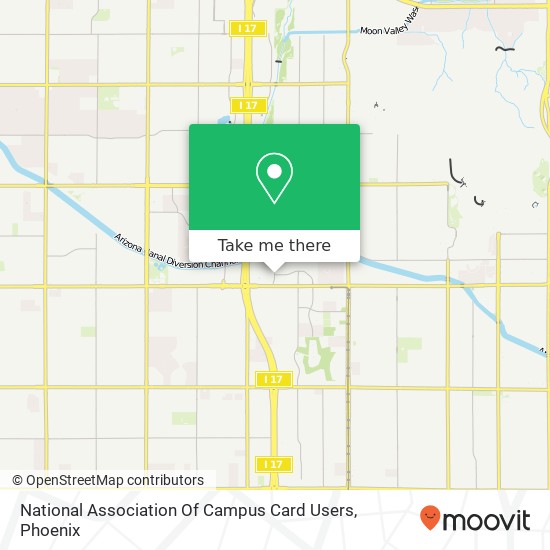 Mapa de National Association Of Campus Card Users