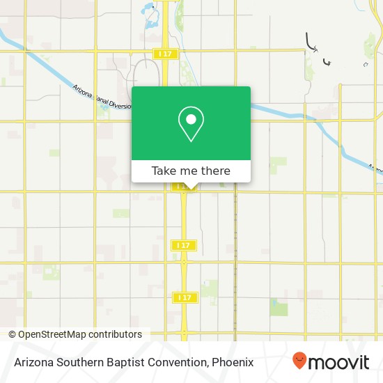 Arizona Southern Baptist Convention map