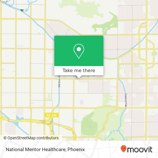 National Mentor Healthcare map