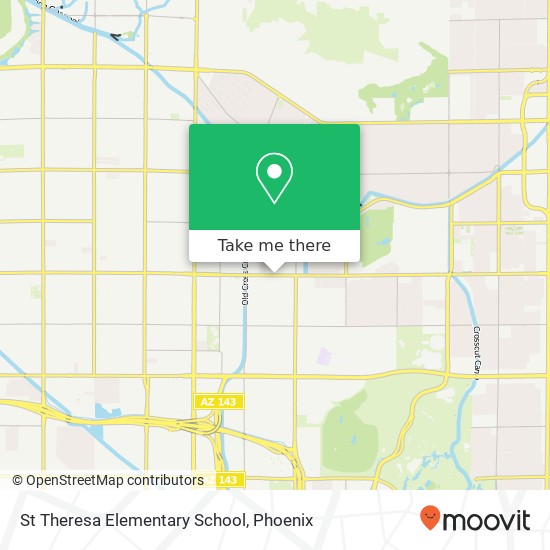 St Theresa Elementary School map