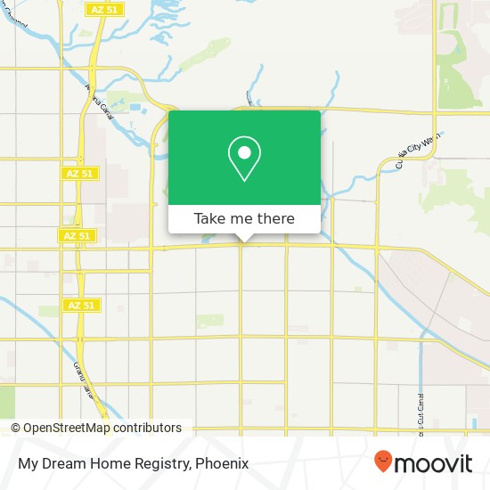 Mapa de My Dream Home Registry