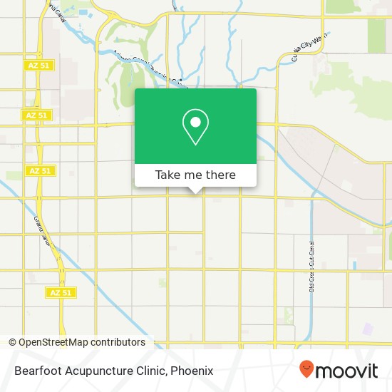 Bearfoot Acupuncture Clinic map