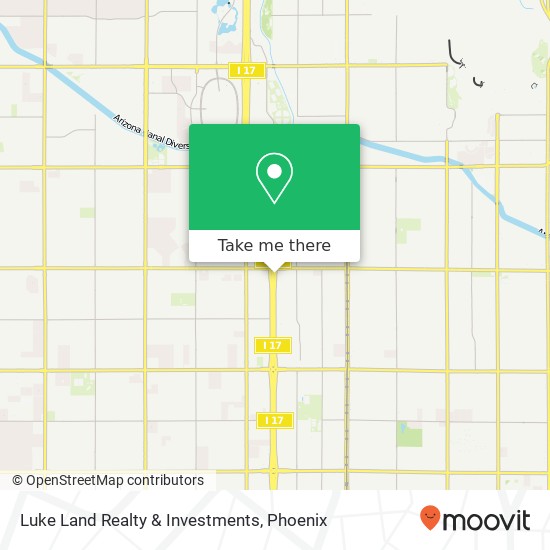 Luke Land Realty & Investments map