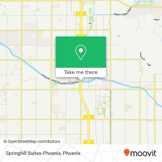 Mapa de Springhill Suites-Phoenix