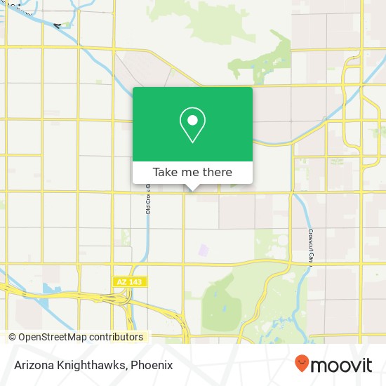 Arizona Knighthawks map
