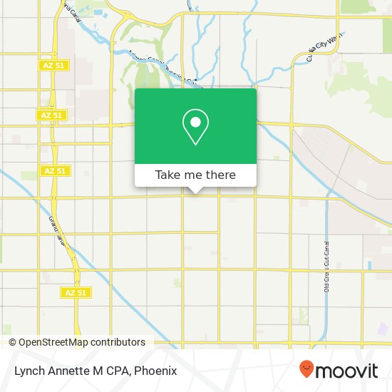 Lynch Annette M CPA map