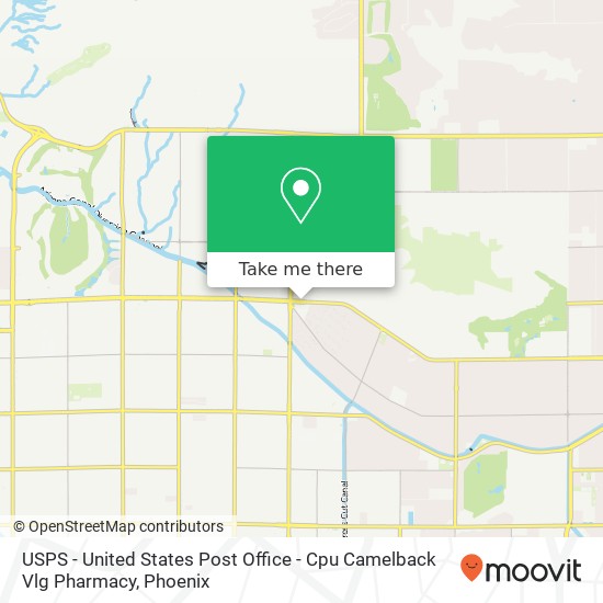 USPS - United States Post Office - Cpu Camelback Vlg Pharmacy map