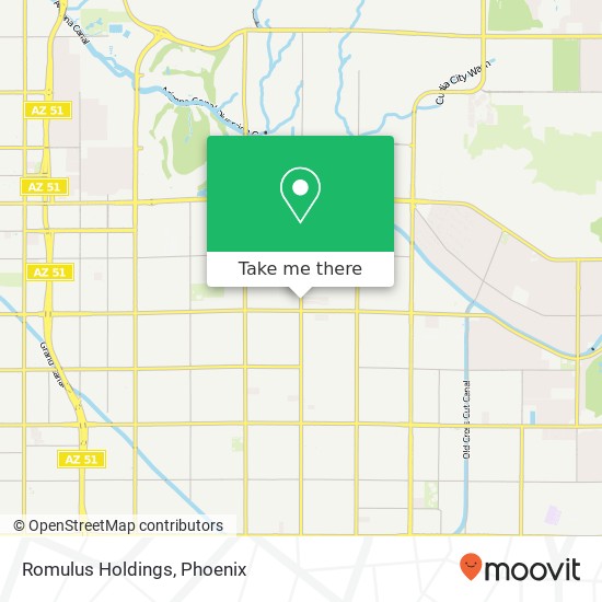 Romulus Holdings map