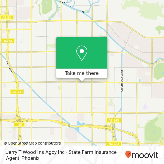 Mapa de Jerry T Wood Ins Agcy Inc - State Farm Insurance Agent