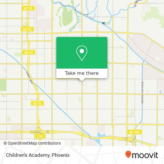 Children's Academy map