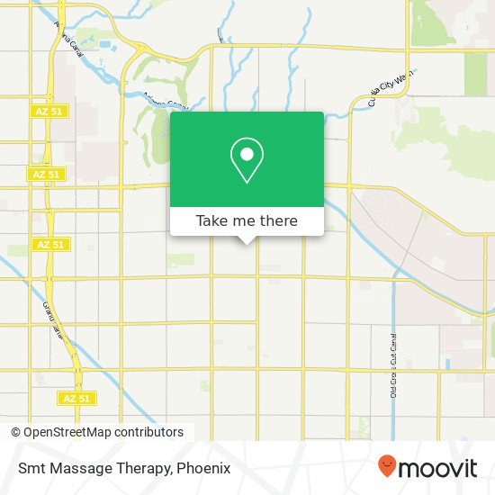 Smt Massage Therapy map