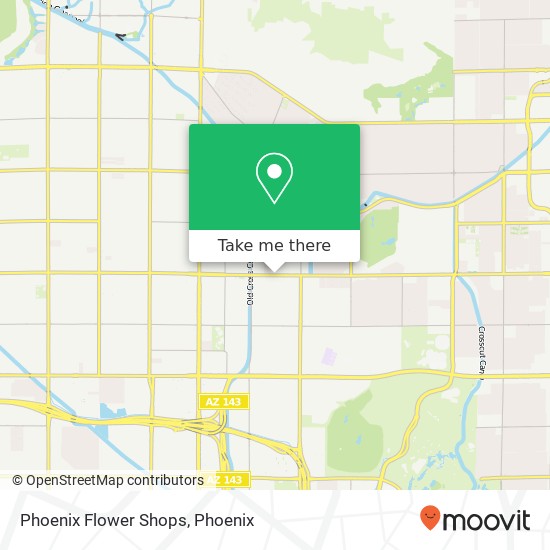 Phoenix Flower Shops map