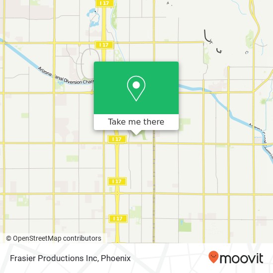 Frasier Productions Inc map