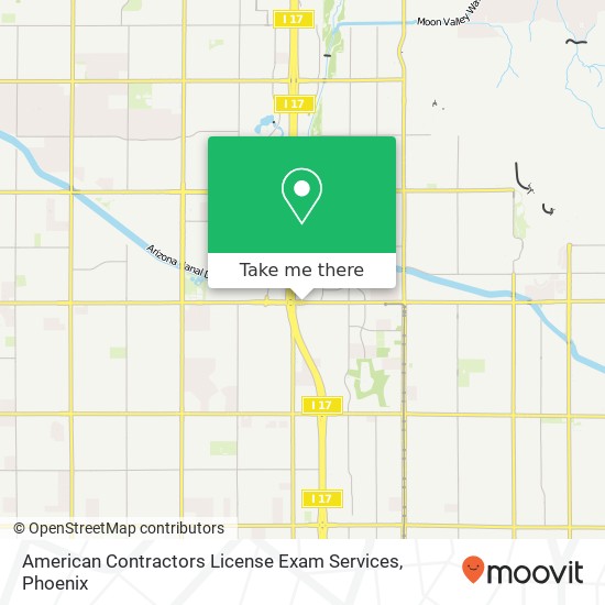 American Contractors License Exam Services map