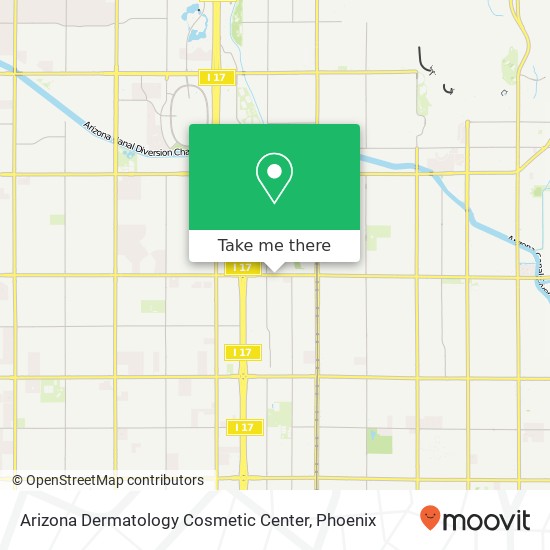Arizona Dermatology Cosmetic Center map