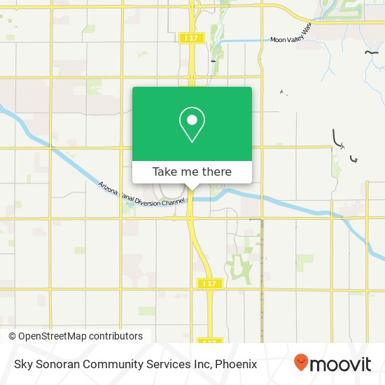 Mapa de Sky Sonoran Community Services Inc