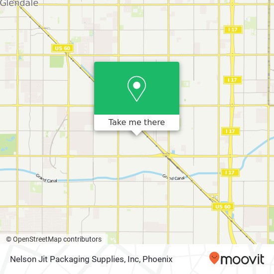 Mapa de Nelson Jit Packaging Supplies, Inc