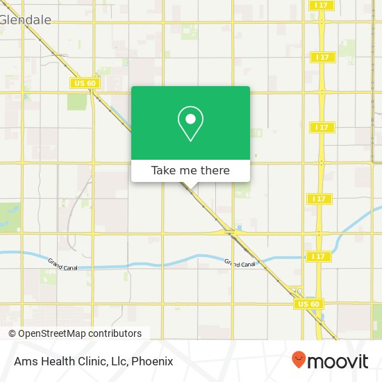 Ams Health Clinic, Llc map