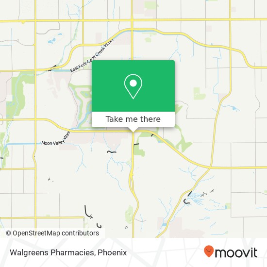 Mapa de Walgreens Pharmacies