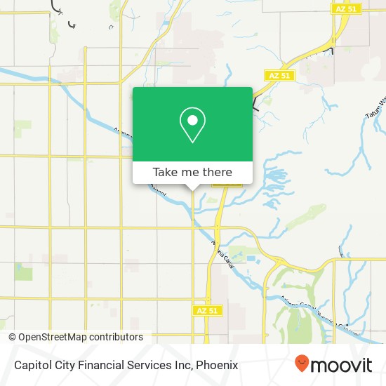 Mapa de Capitol City Financial Services Inc