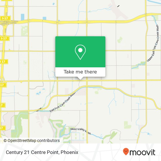 Mapa de Century 21 Centre Point