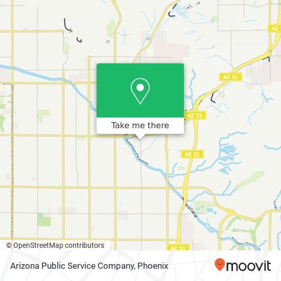 Arizona Public Service Company map